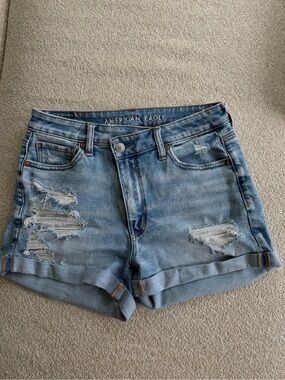 AE Crossover Highrise Denim Shorts